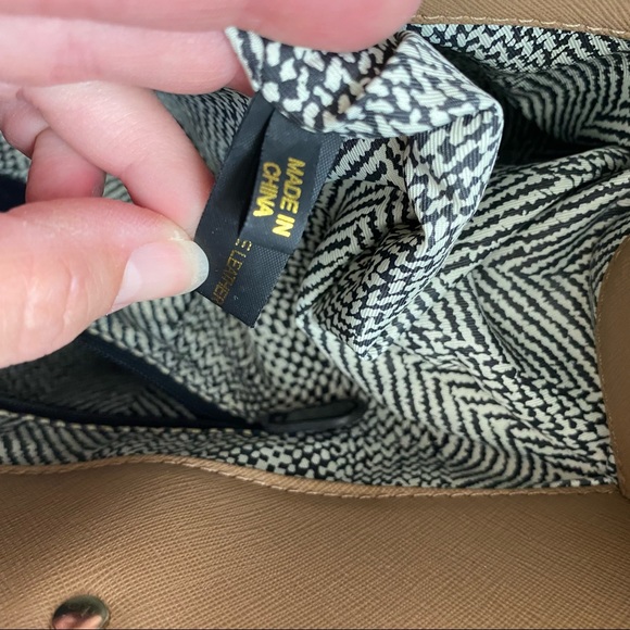 Rebecca Minkoff MAB medium leather canvas tote bag purse - Picture 9 of 10